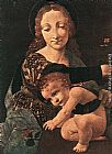 Virgin and Child with a Flower Vase (detail) by Giovanni Antonio Boltraffio